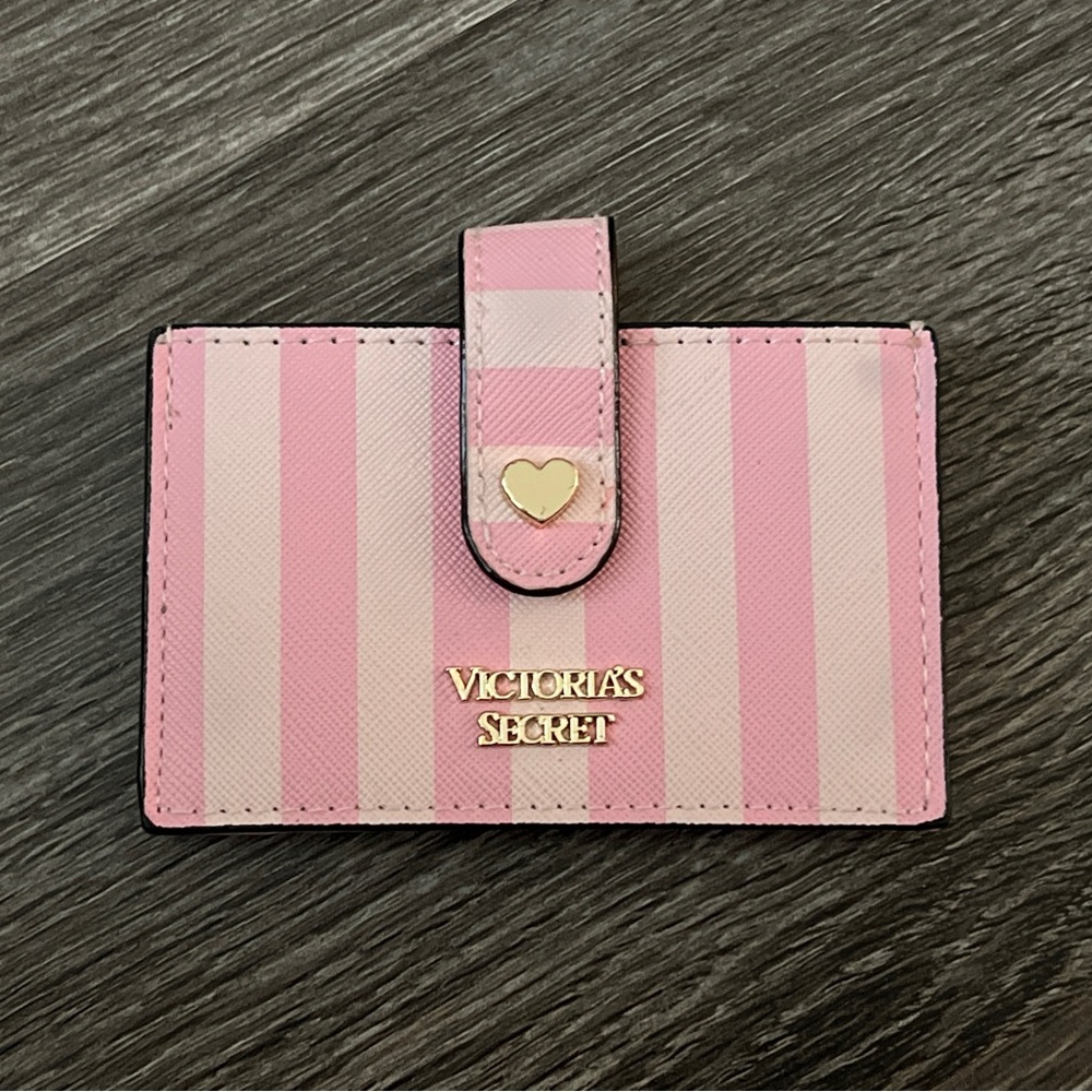 👛✨ Classic Stripe Bundle — Continental & Accordion Wallets, Bag Charm - Picture 4 of 11